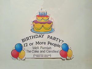 birthday party special